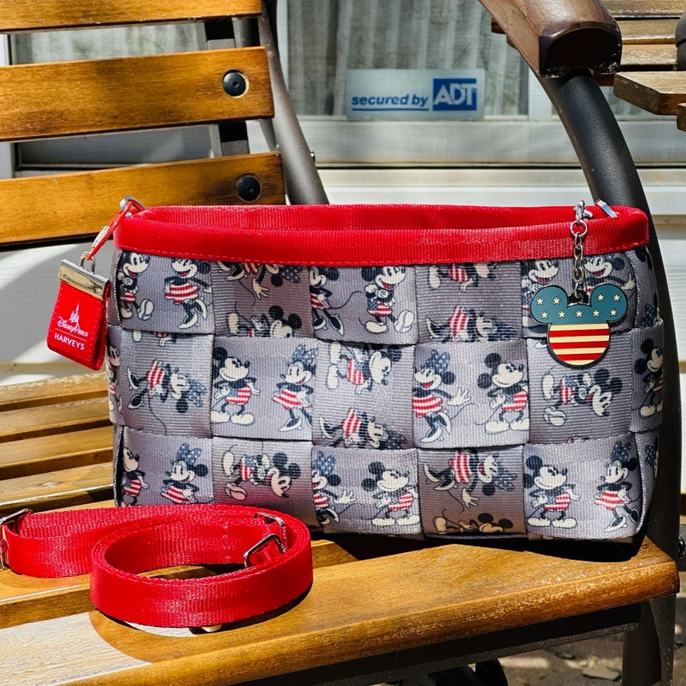 Harvey’s Convertible Crossbody Clutch in Disney Americana